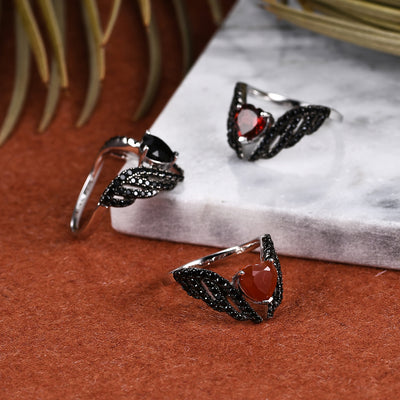 Anillo de Diseño Vintage con Piedras Naturales - Joya Elegante