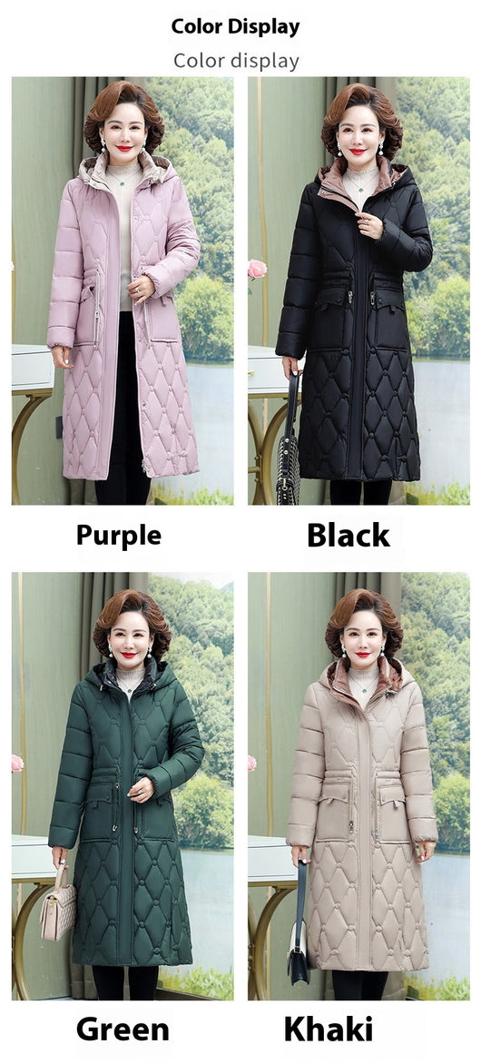 Abrigo de Algodón Grueso Cálido Talla Grande Holgado para Invierno - Image 26