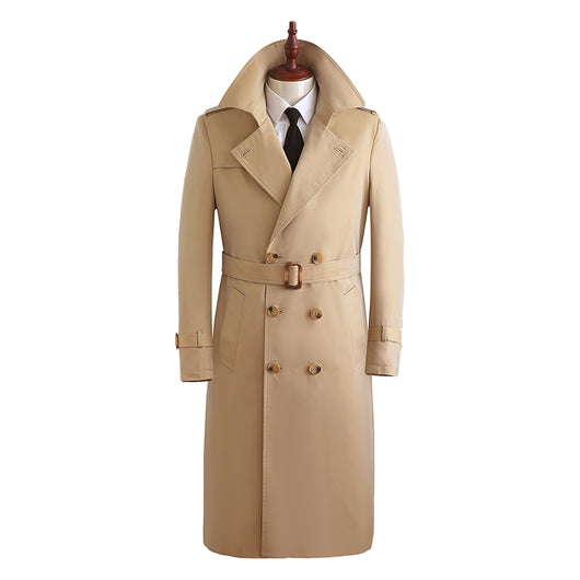Abrigo Elegante Coreano Estilo Británico para Hombre - Image 3