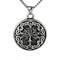 Colar Masculino Pingente Aço Titânio Árvore da Vida Viking Vintage Apenas o Pingente de Aço