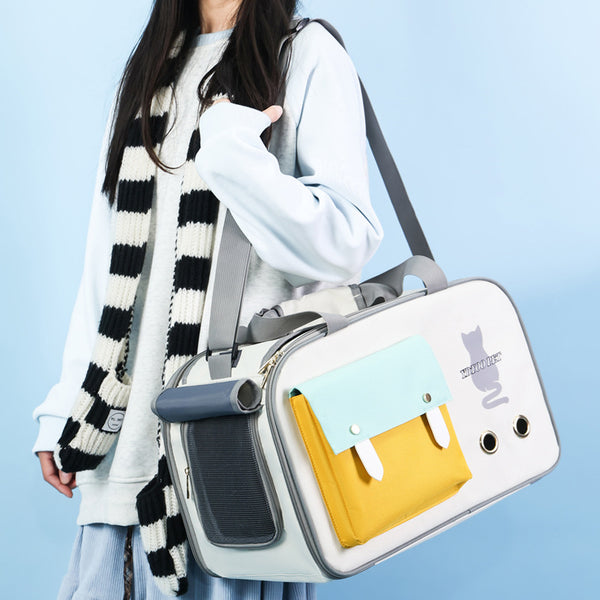 Mochila Transportadora para Mascotas Grande Transpirable