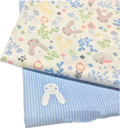 Tela de Algodón Twill con Diseño de Conejo Cartoon - Image 10