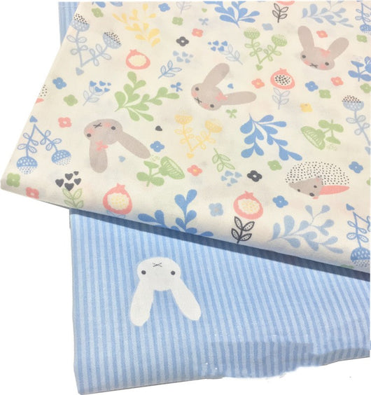 Tela de Algodón Twill con Diseño de Conejo Cartoon - Image 10