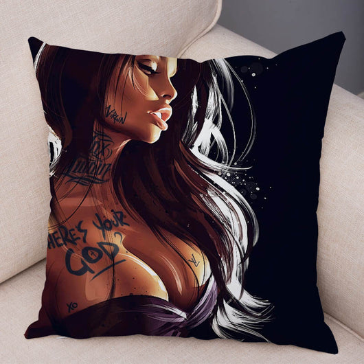 Funda de Almohada Suave Premium Estilo Europeo y Americano - Image 3