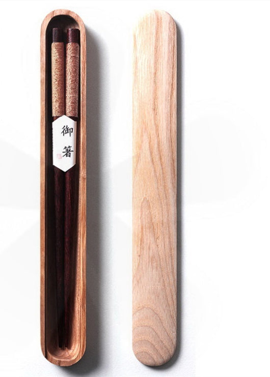 Palillos Japoneses de Madera Lujo Personalizados Punta Afilada - Image 5