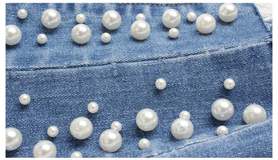 Jeans Slim Skinny Elásticos con Detalles de Cuentas - Image 16