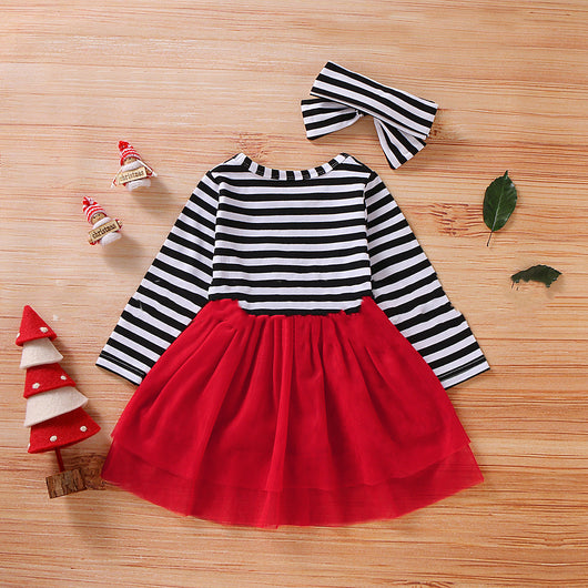 Vestido Princesa Navideño para Niñas con Tul Brillante - Image 8