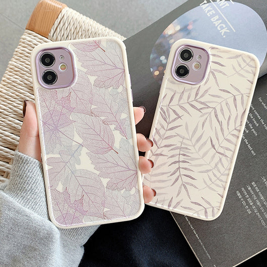 Funda iPhone 12Pro Diseño Ramas y Hojas - Protección Elegante - Image 6