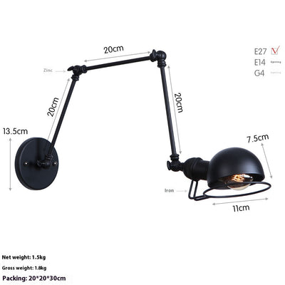 Lámpara LED de Pared Articulada para Estudio y Dormitorio - Image 17