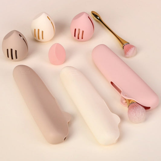 Bolsa Organizadora de Silicona Portátil para Cosméticos y Accesorios