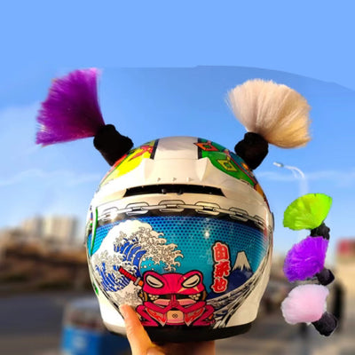 Accesorio Decorativo Trenza Sucia para Casco de Moto y Esquí - Image 16