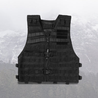 Chaleco Táctico Protector Negro para Actividades al Aire Libre - Image 4