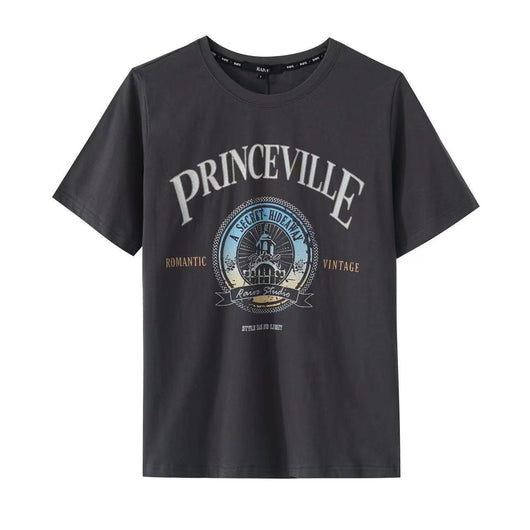 Camiseta Retro Americana Oversize Desgastada - Image 2