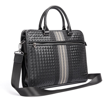 Maletín Profesional Hombre Crossbody Tejido - Bolsa Ejecutiva para Computadora - Image 19