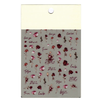 Adhesivos de Uñas con Flores de Rosa Deshidratadas - Image 6