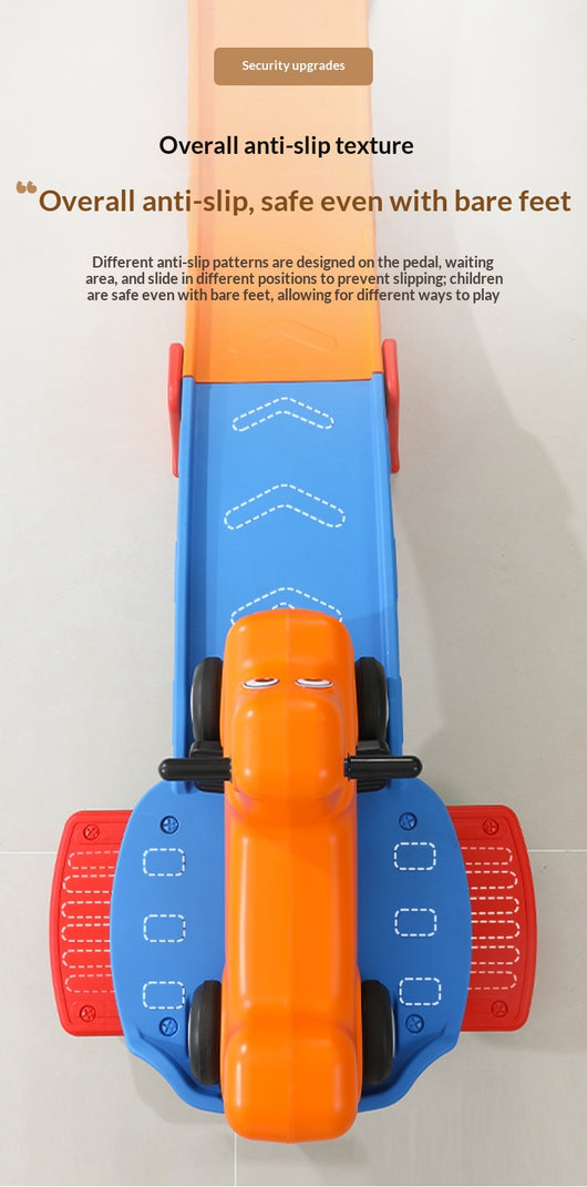 Pista de Deslizamiento Sensorial con Auto de Entrenamiento para Exterior - Image 12