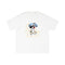 Camiseta Manga Corta con Bordado de Cachorro para Hombre