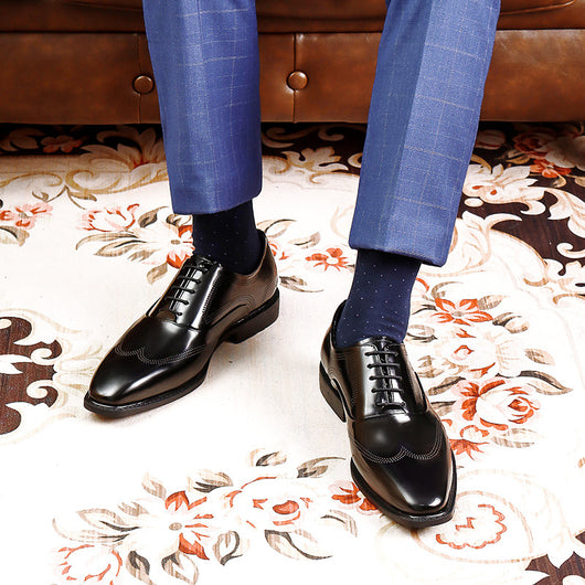 Zapatos de Cuero Británicos para Hombre - Elegancia Formal y Casual - Image 13