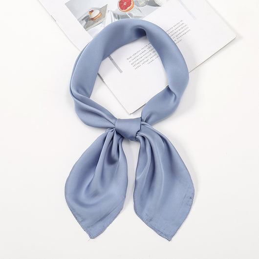 Pañuelo de Satén Liso Versátil y Elegante - Image 37