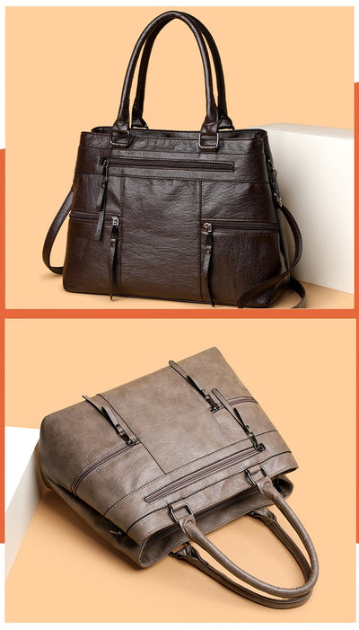 Bolso Mensajero de Cuero Suave - Cartera Ejecutiva para Commuter - Image 11