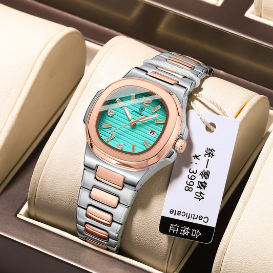 Reloj de Cuarzo Ultradelgado con Esfera Luminosa para Mujer - Image 2