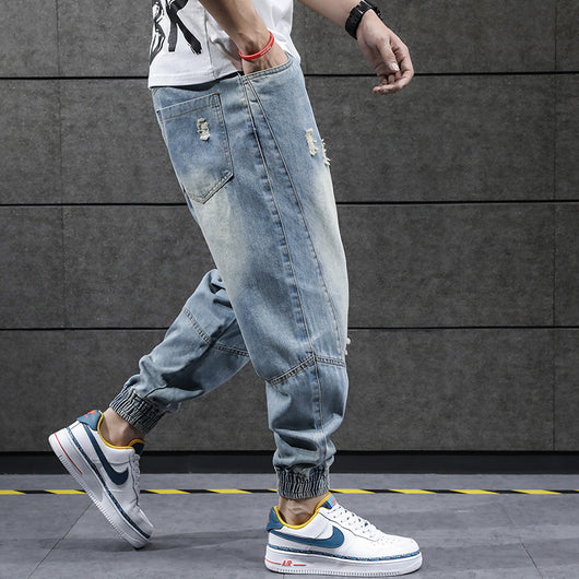 Pantalones Harem Coreanos Sueltos para Hombre - Estilo Casual y Moderno - Image 7