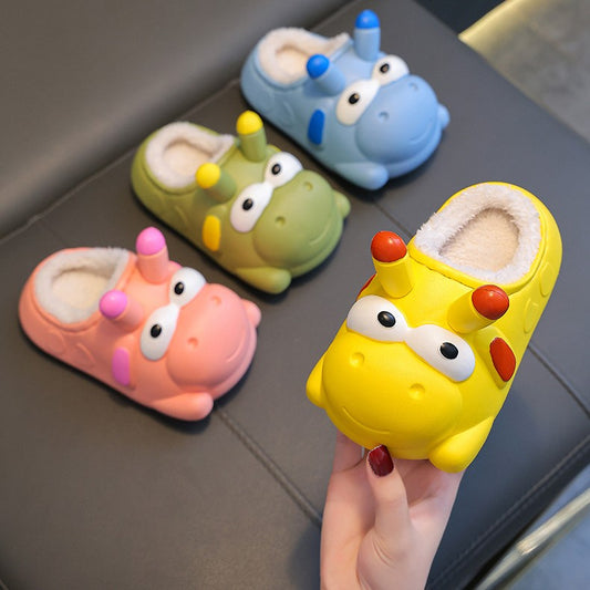 Pantuflas Infantiles de Algodón Impermeables y Cálidas