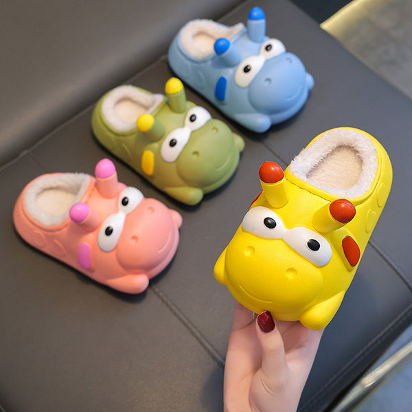 Pantuflas Infantiles de Algodón Impermeables y Cálidas