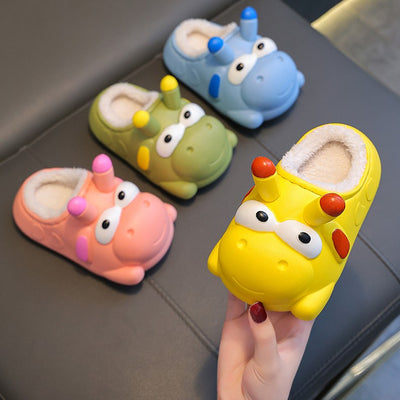 Pantuflas Infantiles de Algodón Impermeables y Cálidas