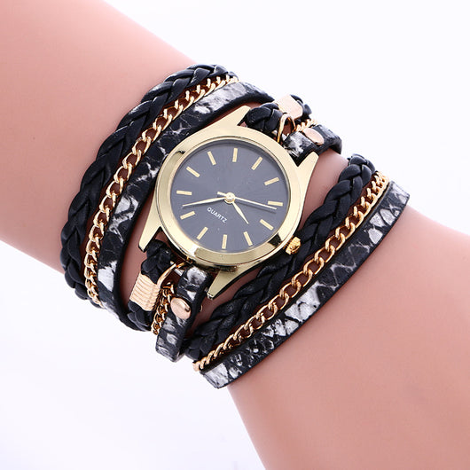 Reloj Pulsera Mujer Multifunción con Esfera Ondulada y Movimiento de Cuarzo - Image 20