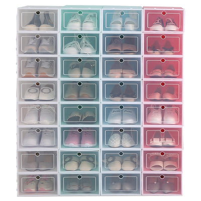Caja Organizadora Transparente para Zapatillas - Almacenamiento Apilable - Image 8