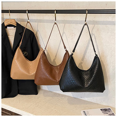 Bolso de Hombro Retro Premium para Mujer - Bolso Tejido de Gran Capacidad - Image 19