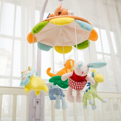 Móvil Musical para Cuna con Peluche Giratorio y Campanas