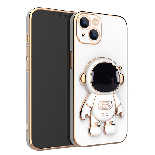 Funda Protectora con Lente de Película y Soporte Electropulido para Celular - Image 2