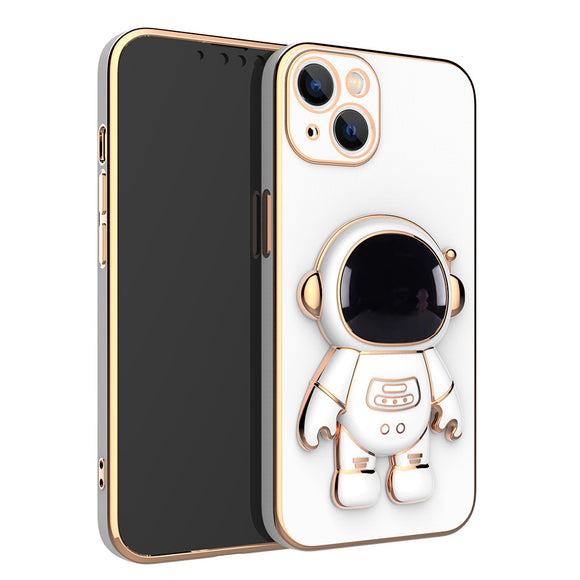 Funda Protectora con Lente de Película y Soporte Electropulido para Celular