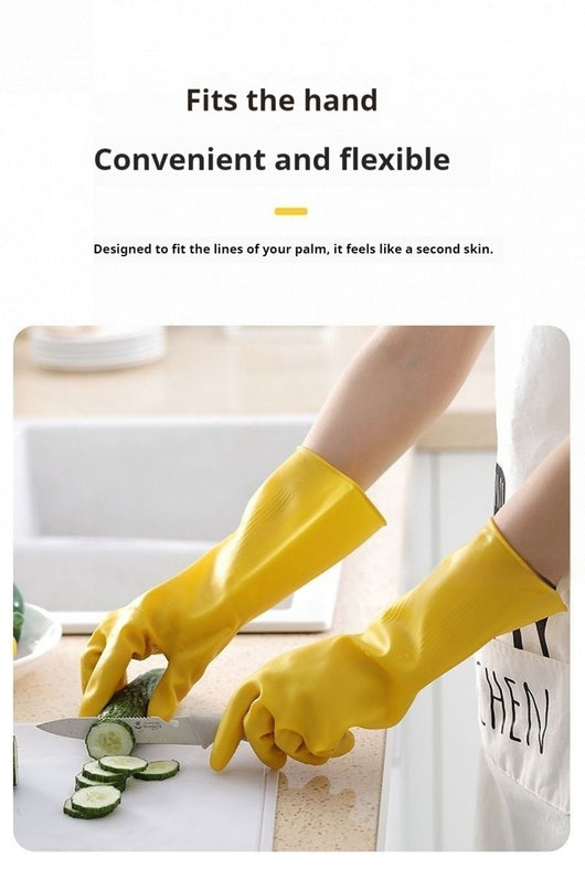Guantes de Látex Reforzados para Lavar Platos y Trabajo - Image 13