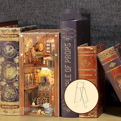 Estantería de Libros 3D Estilo Cabaña - Modelo de Madera para Armar - Image 6