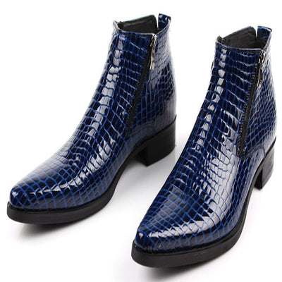 Botas de Cuero Puro con Punta Afilada y Caña Alta - Image 12