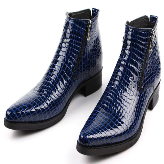 Botas de Cuero Puro con Punta Afilada y Caña Alta - Image 12