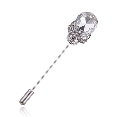 Broche de Solapa Floral en Cristal Vintage para Hombre - Diseño Rosa Elegante - Image 9