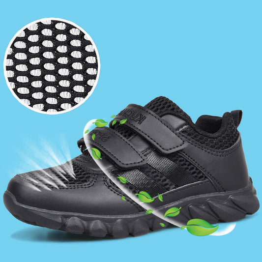 Zapatos Deportivos Impermeables para Niños - Negros con Suela Antideslizante - Image 2