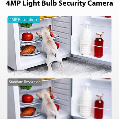 Cámara de Vigilancia WiFi 2K4MP con Interfaz E27 - Image 4