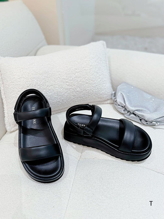 Sandalias de Plataforma Ligera con Correa - Piel de Borrego Suave y Comodidad Total - Image 6