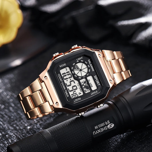 Reloj LED Luminoso de Moda para Hombre con Personalidad - Image 20