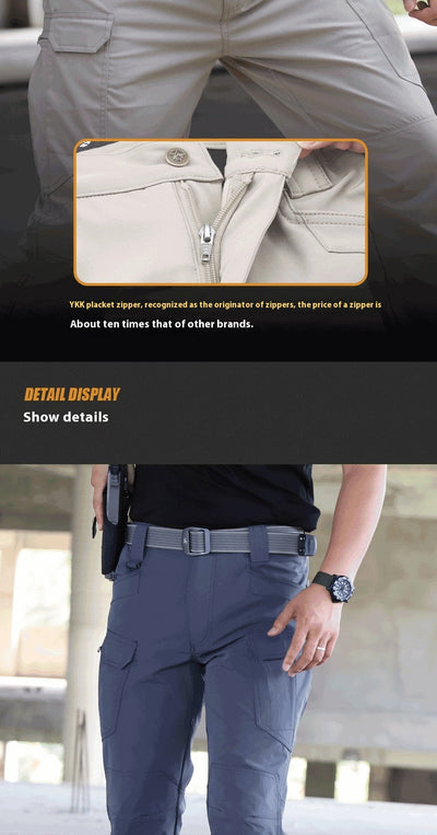 Pantalones Tácticos Transpirables de Secado Rápido con Bolsillos - Image 21