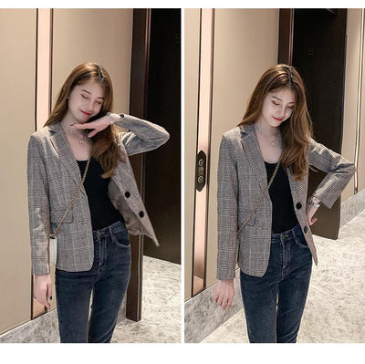 Blazer Corto Coreano para Mujer - Primavera y Otoño - Image 8