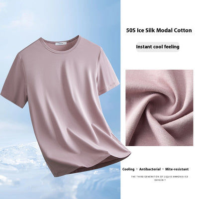 Playera Modal Ice Silk de Manga Corta para Hombre - Tecnología Refrescante - Image 9