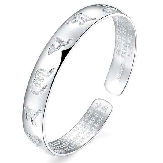 Pulsera Sutra del Corazón de Seis Caracteres