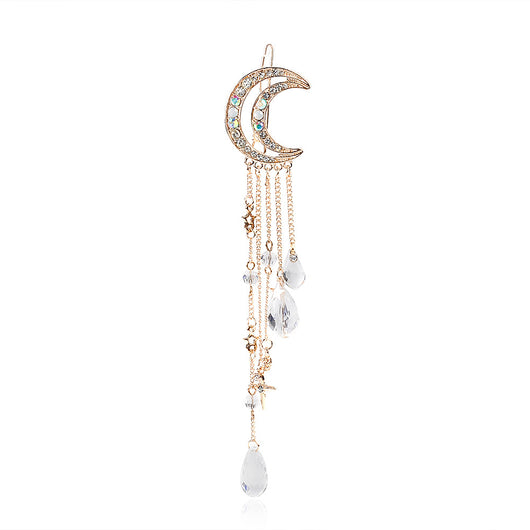 Clip para Cabello Pentagrama con Borla Luna - Image 7
