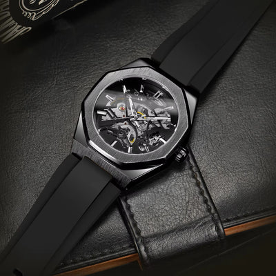 Reloj Automático Mecánico con Correa de Caucho - Image 15